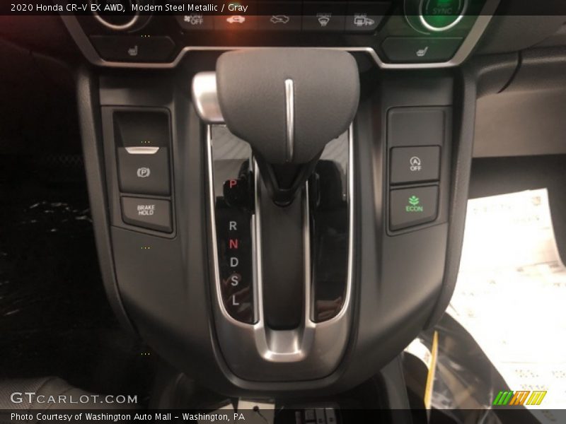 Modern Steel Metallic / Gray 2020 Honda CR-V EX AWD