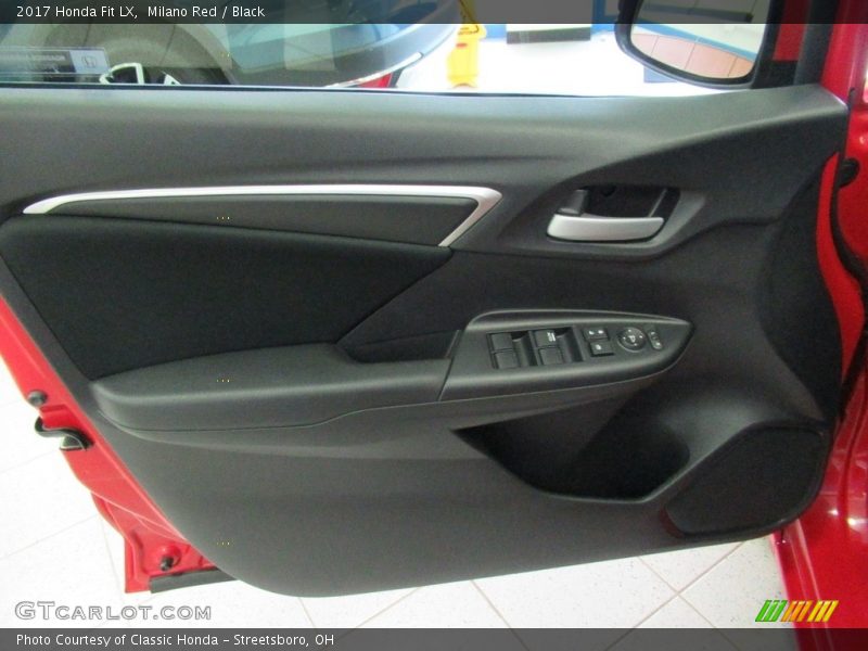 Milano Red / Black 2017 Honda Fit LX