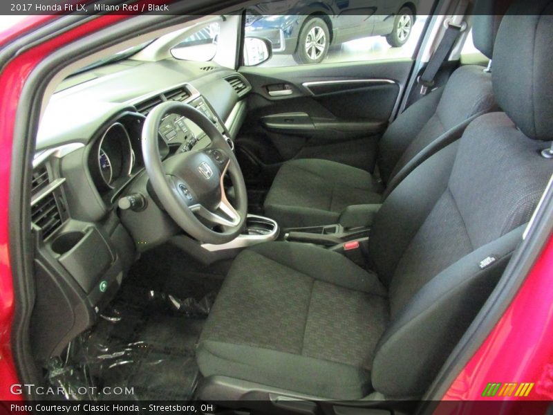 Milano Red / Black 2017 Honda Fit LX
