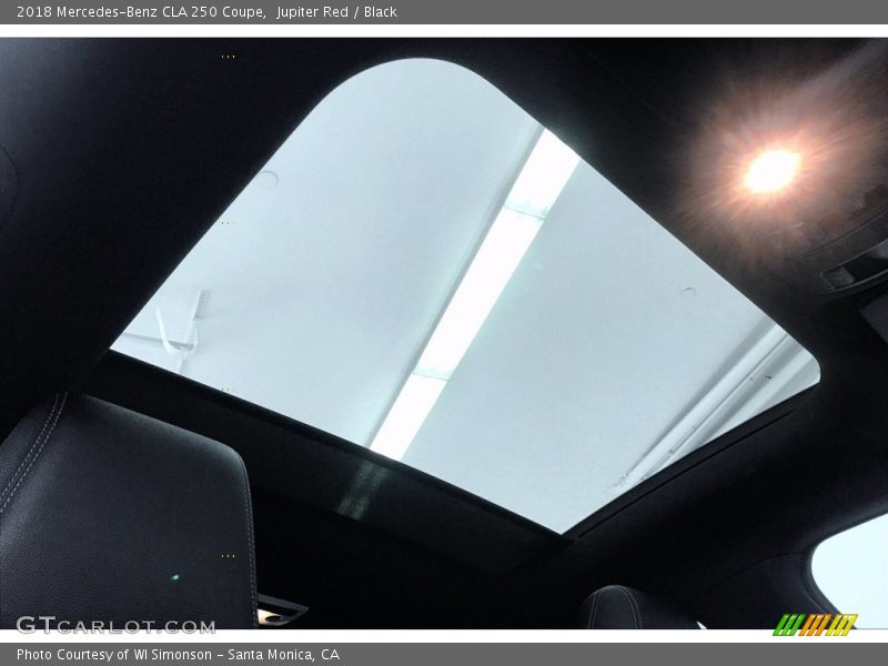 Jupiter Red / Black 2018 Mercedes-Benz CLA 250 Coupe