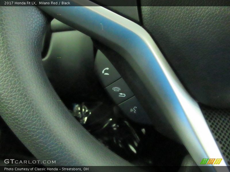 Milano Red / Black 2017 Honda Fit LX