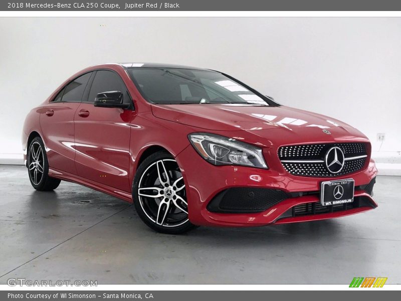 Jupiter Red / Black 2018 Mercedes-Benz CLA 250 Coupe