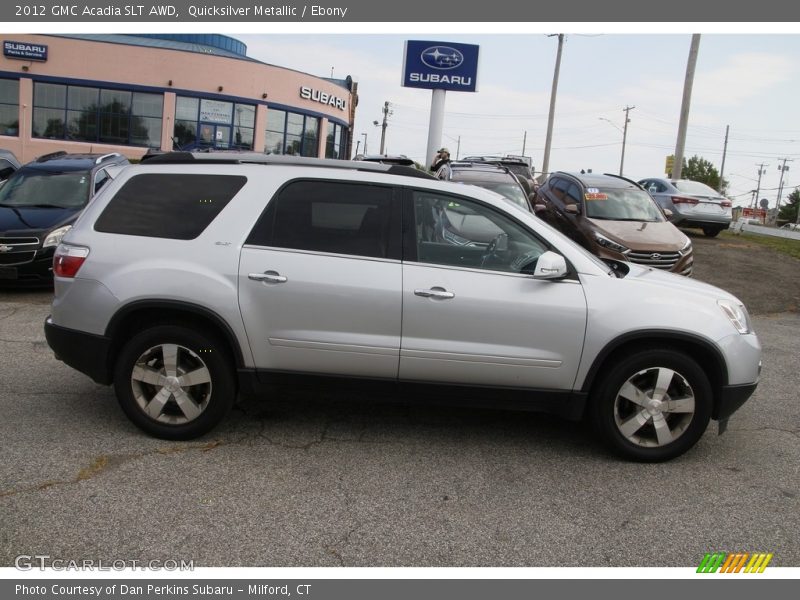 Quicksilver Metallic / Ebony 2012 GMC Acadia SLT AWD