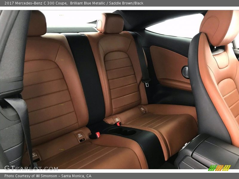 Brilliant Blue Metallic / Saddle Brown/Black 2017 Mercedes-Benz C 300 Coupe