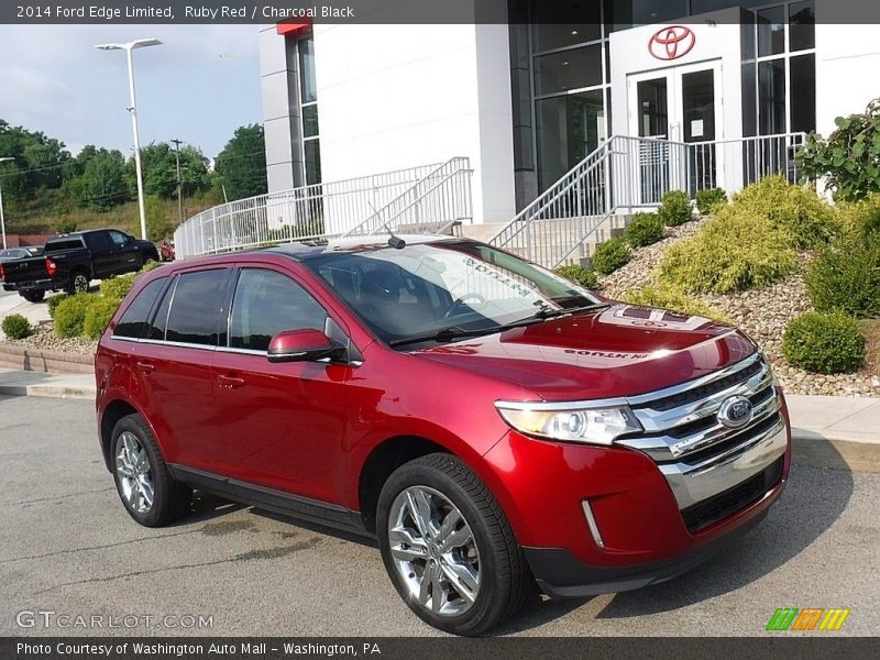 Ruby Red / Charcoal Black 2014 Ford Edge Limited