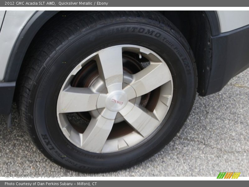 Quicksilver Metallic / Ebony 2012 GMC Acadia SLT AWD