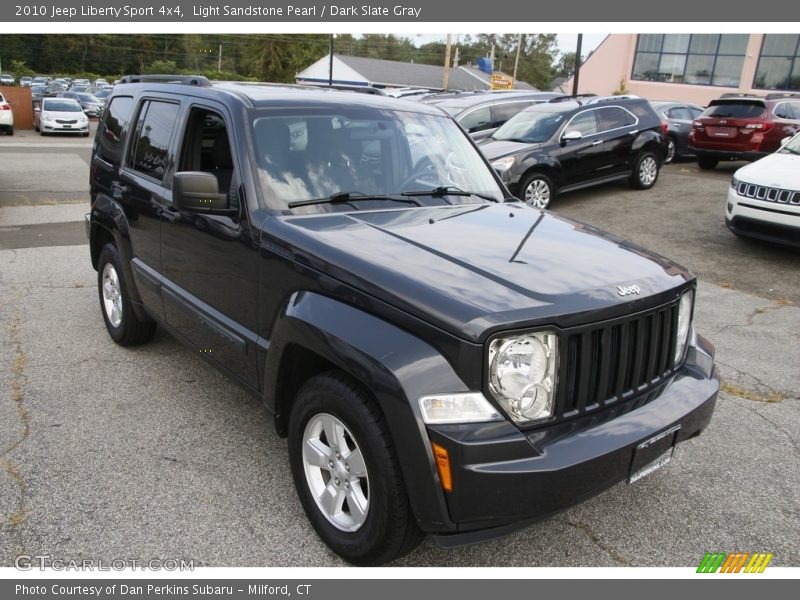 Light Sandstone Pearl / Dark Slate Gray 2010 Jeep Liberty Sport 4x4