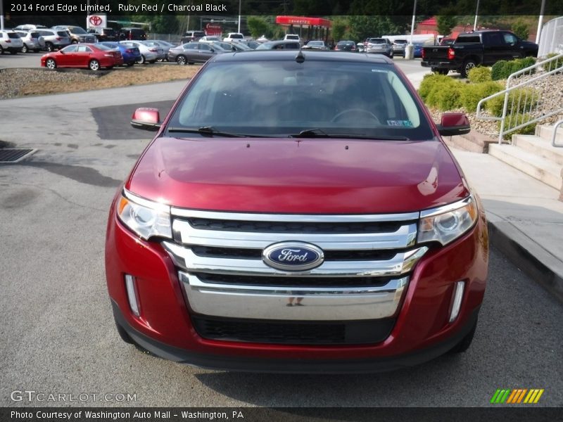 Ruby Red / Charcoal Black 2014 Ford Edge Limited