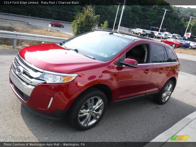 Ruby Red / Charcoal Black 2014 Ford Edge Limited