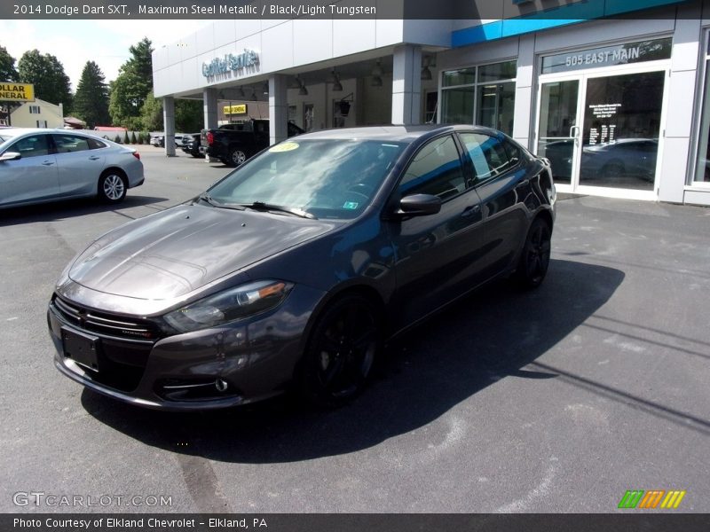 Maximum Steel Metallic / Black/Light Tungsten 2014 Dodge Dart SXT