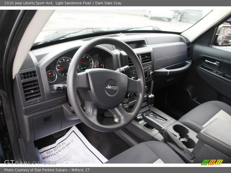 Light Sandstone Pearl / Dark Slate Gray 2010 Jeep Liberty Sport 4x4