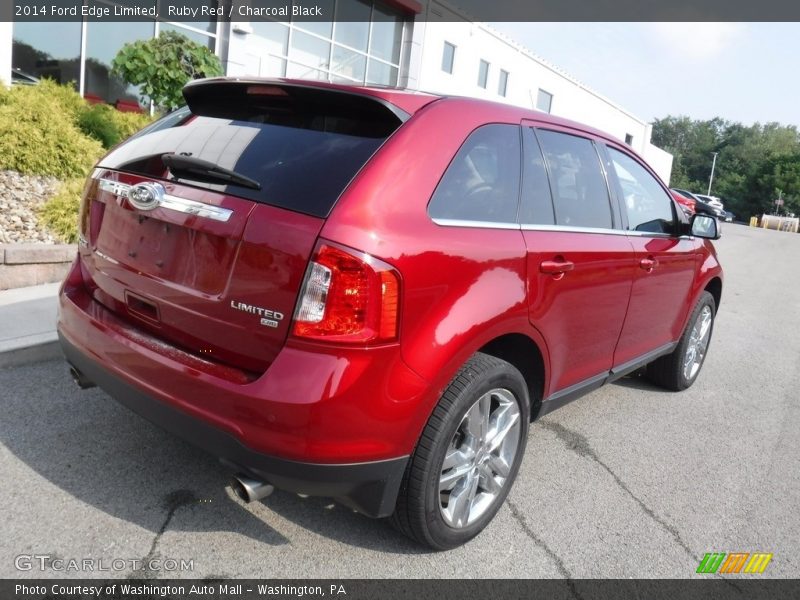 Ruby Red / Charcoal Black 2014 Ford Edge Limited