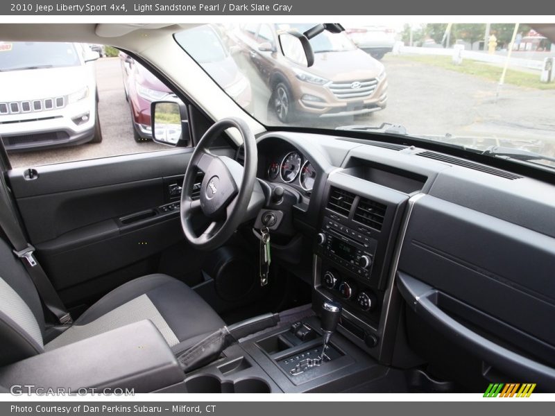 Light Sandstone Pearl / Dark Slate Gray 2010 Jeep Liberty Sport 4x4