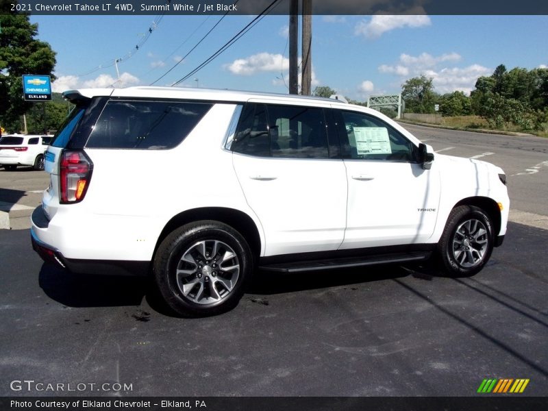 Summit White / Jet Black 2021 Chevrolet Tahoe LT 4WD