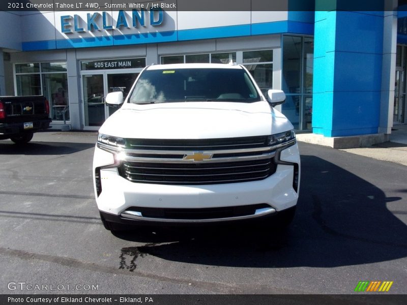 Summit White / Jet Black 2021 Chevrolet Tahoe LT 4WD