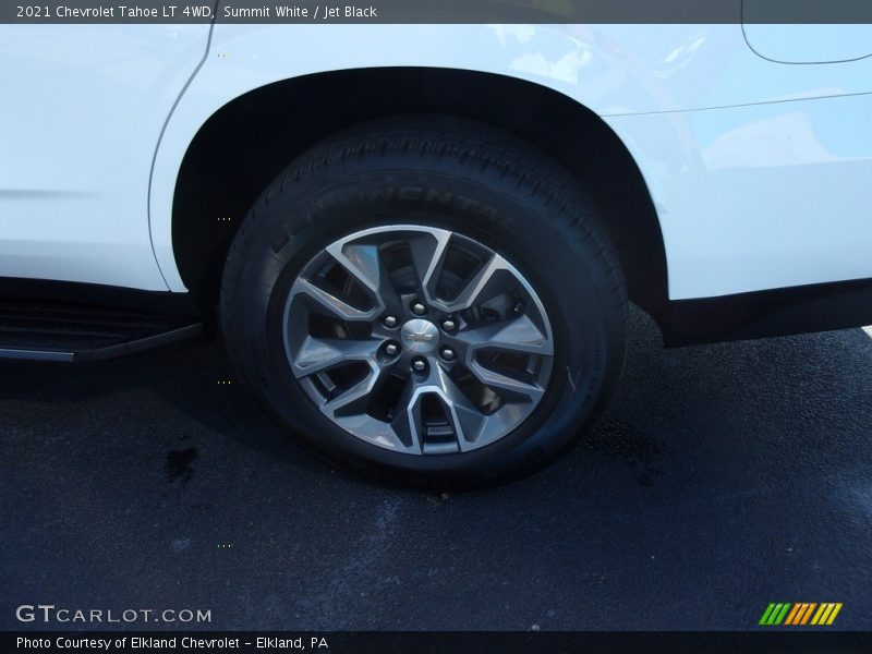 Summit White / Jet Black 2021 Chevrolet Tahoe LT 4WD