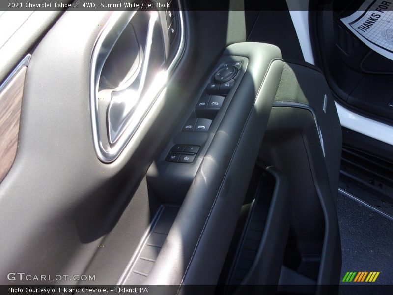 Summit White / Jet Black 2021 Chevrolet Tahoe LT 4WD
