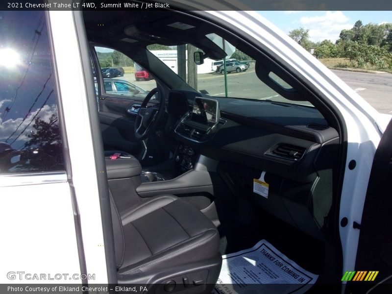 Summit White / Jet Black 2021 Chevrolet Tahoe LT 4WD