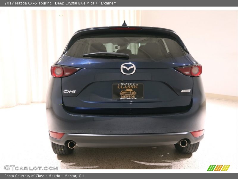 Deep Crystal Blue Mica / Parchment 2017 Mazda CX-5 Touring