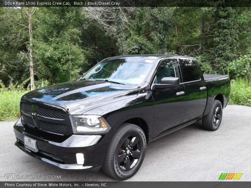 Black / Black/Diesel Gray 2014 Ram 1500 Express Crew Cab