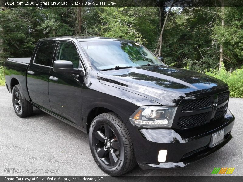 Black / Black/Diesel Gray 2014 Ram 1500 Express Crew Cab