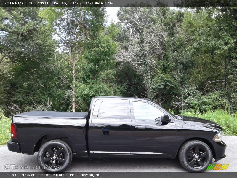 Black / Black/Diesel Gray 2014 Ram 1500 Express Crew Cab