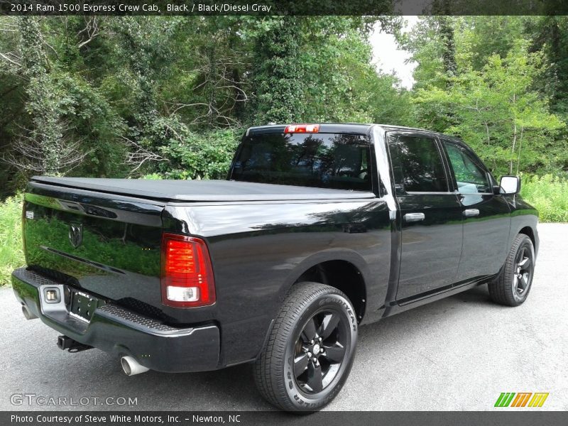 Black / Black/Diesel Gray 2014 Ram 1500 Express Crew Cab