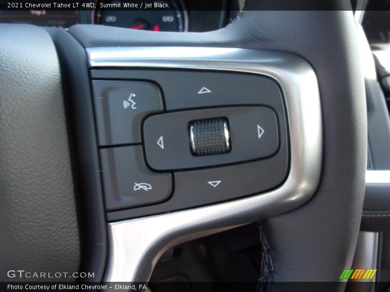 Summit White / Jet Black 2021 Chevrolet Tahoe LT 4WD