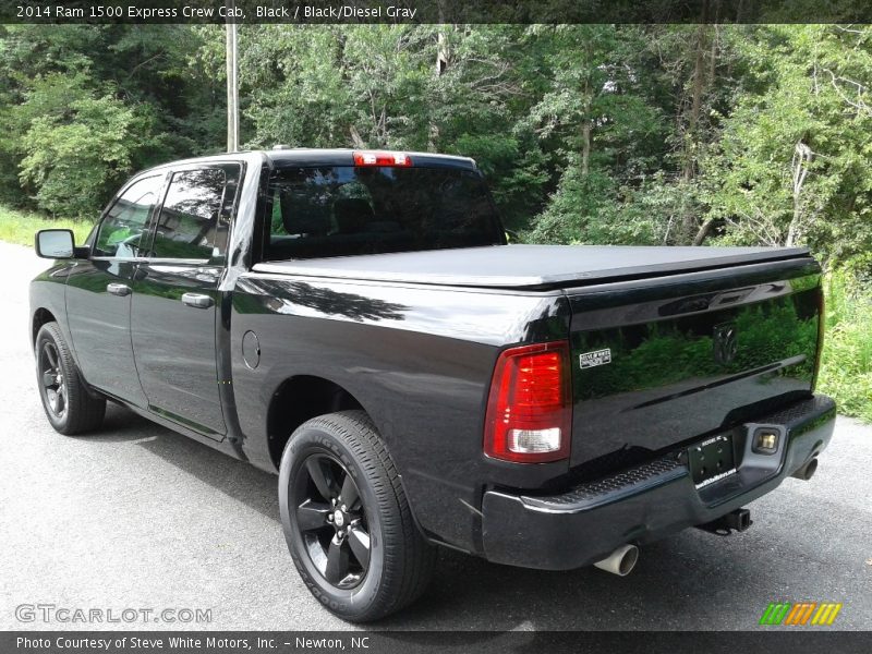 Black / Black/Diesel Gray 2014 Ram 1500 Express Crew Cab