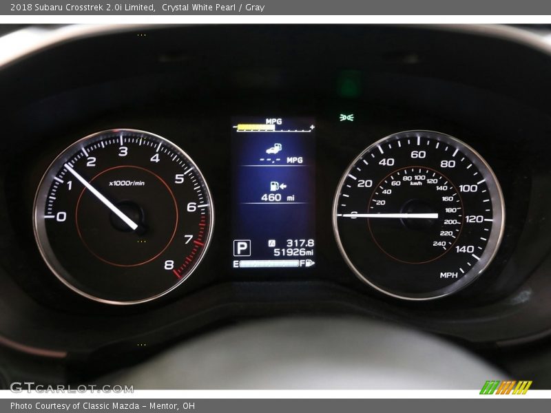  2018 Crosstrek 2.0i Limited 2.0i Limited Gauges