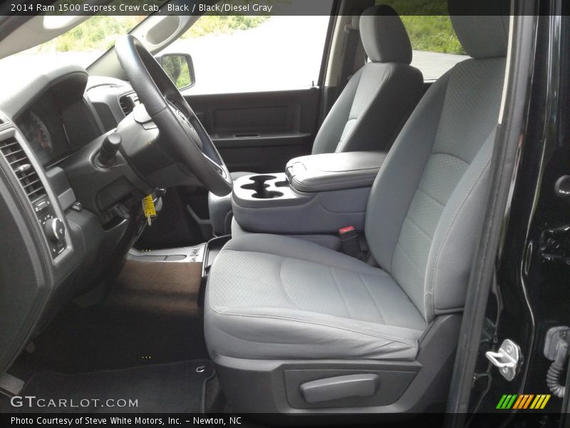 Black / Black/Diesel Gray 2014 Ram 1500 Express Crew Cab