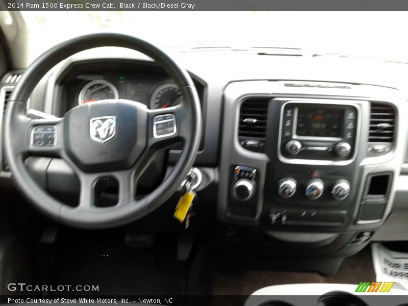 Black / Black/Diesel Gray 2014 Ram 1500 Express Crew Cab