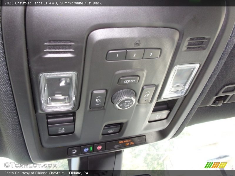 Summit White / Jet Black 2021 Chevrolet Tahoe LT 4WD
