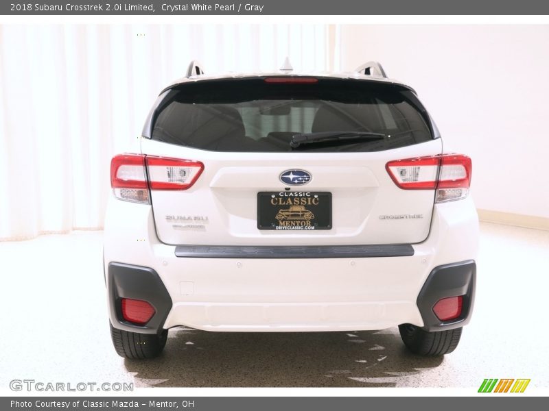 Crystal White Pearl / Gray 2018 Subaru Crosstrek 2.0i Limited