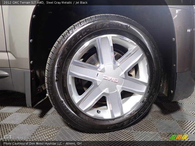 Steel Gray Metallic / Jet Black 2012 GMC Terrain SLT AWD