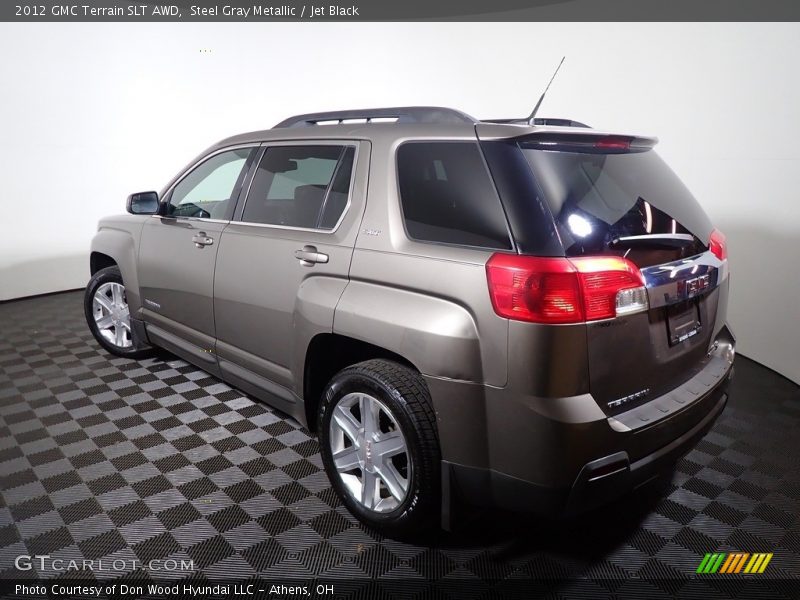 Steel Gray Metallic / Jet Black 2012 GMC Terrain SLT AWD