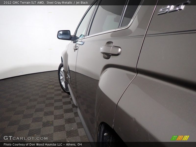 Steel Gray Metallic / Jet Black 2012 GMC Terrain SLT AWD