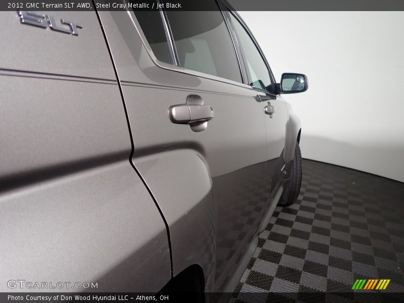 Steel Gray Metallic / Jet Black 2012 GMC Terrain SLT AWD