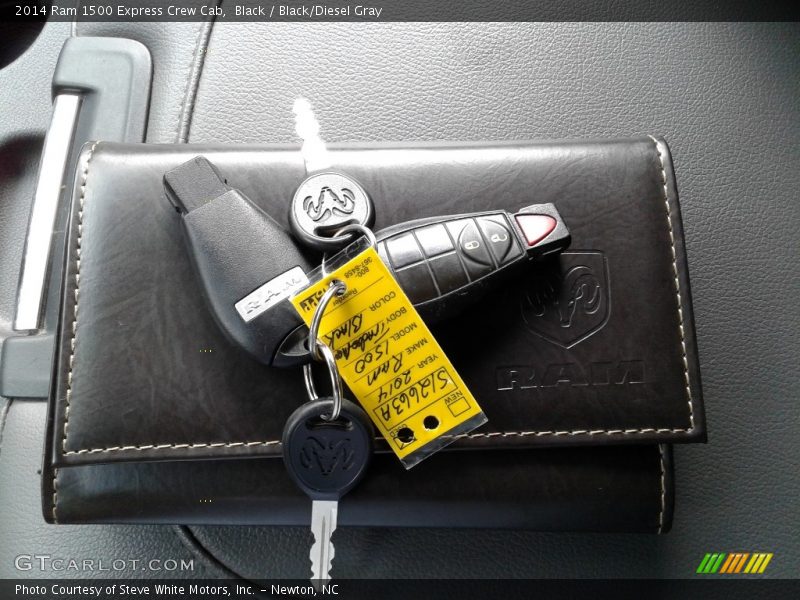 Black / Black/Diesel Gray 2014 Ram 1500 Express Crew Cab