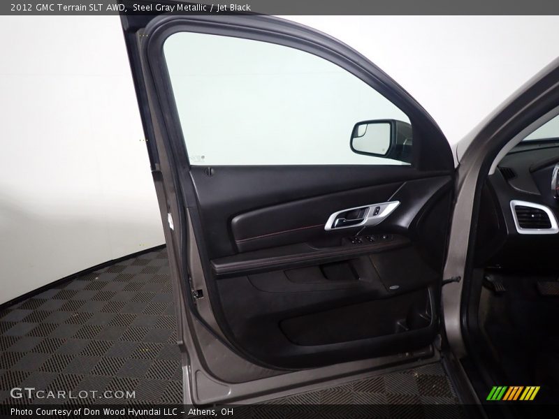 Steel Gray Metallic / Jet Black 2012 GMC Terrain SLT AWD