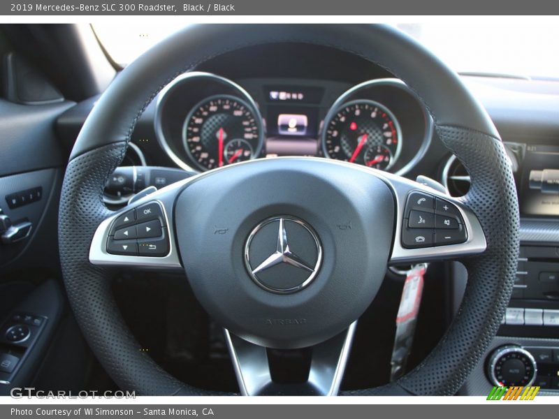 Black / Black 2019 Mercedes-Benz SLC 300 Roadster