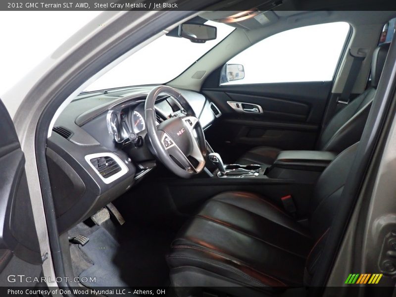 Steel Gray Metallic / Jet Black 2012 GMC Terrain SLT AWD