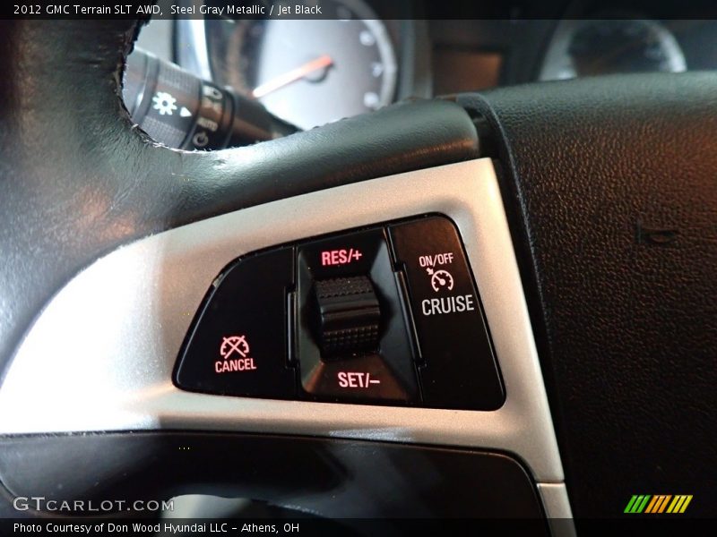 Steel Gray Metallic / Jet Black 2012 GMC Terrain SLT AWD