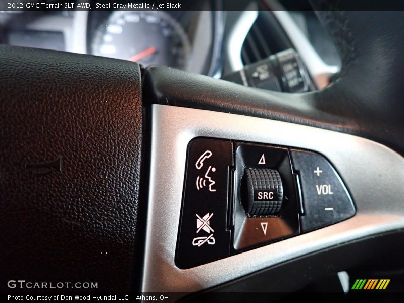 Steel Gray Metallic / Jet Black 2012 GMC Terrain SLT AWD