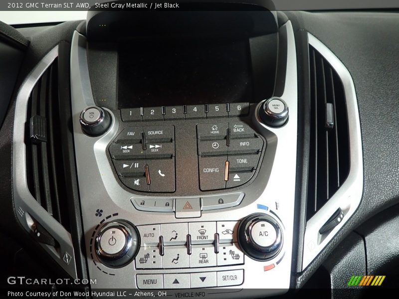 Steel Gray Metallic / Jet Black 2012 GMC Terrain SLT AWD