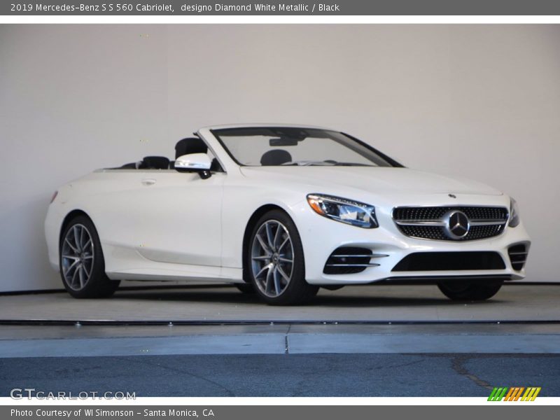 designo Diamond White Metallic / Black 2019 Mercedes-Benz S S 560 Cabriolet