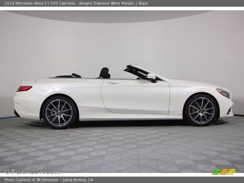 designo Diamond White Metallic / Black 2019 Mercedes-Benz S S 560 Cabriolet