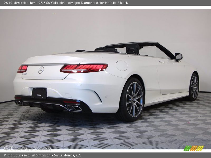 designo Diamond White Metallic / Black 2019 Mercedes-Benz S S 560 Cabriolet