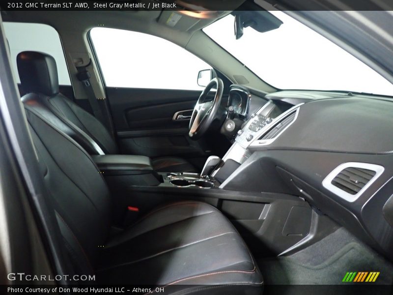 Steel Gray Metallic / Jet Black 2012 GMC Terrain SLT AWD