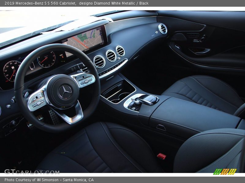 designo Diamond White Metallic / Black 2019 Mercedes-Benz S S 560 Cabriolet